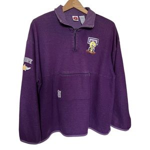 Looney Tunes Vintage 1/4 Zip Tweety Pullover Women’s Sweatshirt XL